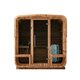 Ton-sauna van thermisch gemodificeerd hout