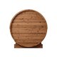 Ton-sauna van thermisch gemodificeerd hout