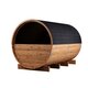 Ton-sauna van thermisch gemodificeerd hout