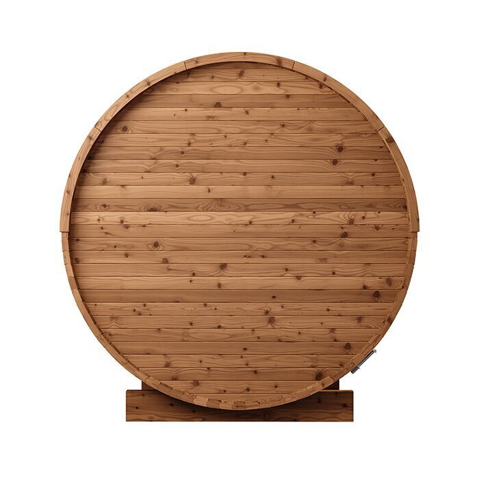 Ton-sauna van thermisch gemodificeerd hout