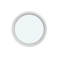 Rond vast raam