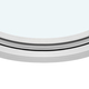 Rond vast raam