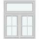 Verticaal taatsraam, 2-vleugelig, naar buiten openend