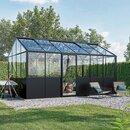 Bloomcabin Prestige – Aluminium kas met aluminium onderbouw