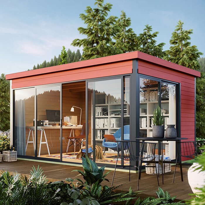 Tuinhuis Verdana “1” – Scandinavisch design en natuurlijke elegantie voor uw tuin