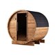 Tønnebadstue av varmebehandlet tre