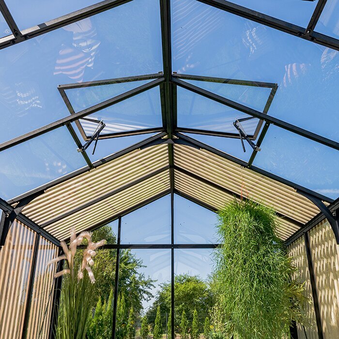 Drivhus i aluminium Accoya Fusion