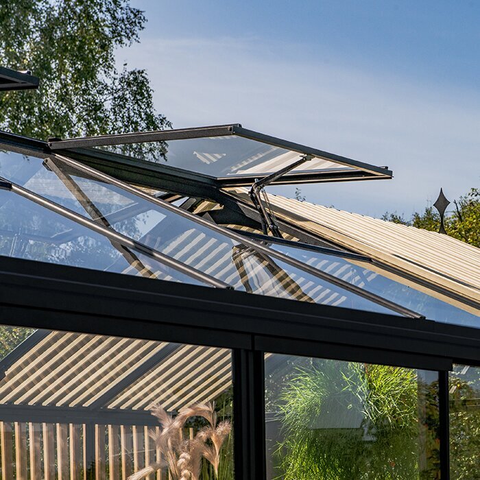 Drivhus i aluminium Accoya Fusion