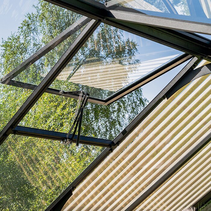 Drivhus i aluminium Accoya Fusion