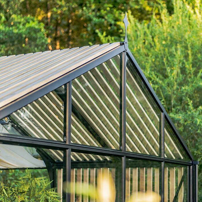 Drivhus i aluminium Accoya Fusion