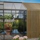 Aluminiumdrivhus med lagringsplass Accoya Fusion