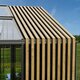 Aluminiumdrivhus med lagringsplass Accoya Fusion