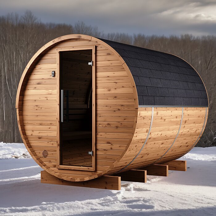 Thermowood Barrel Sauna