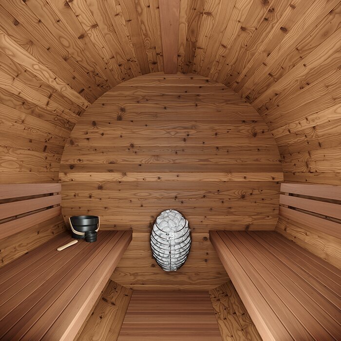 Sauna beczkowa z termodrewna