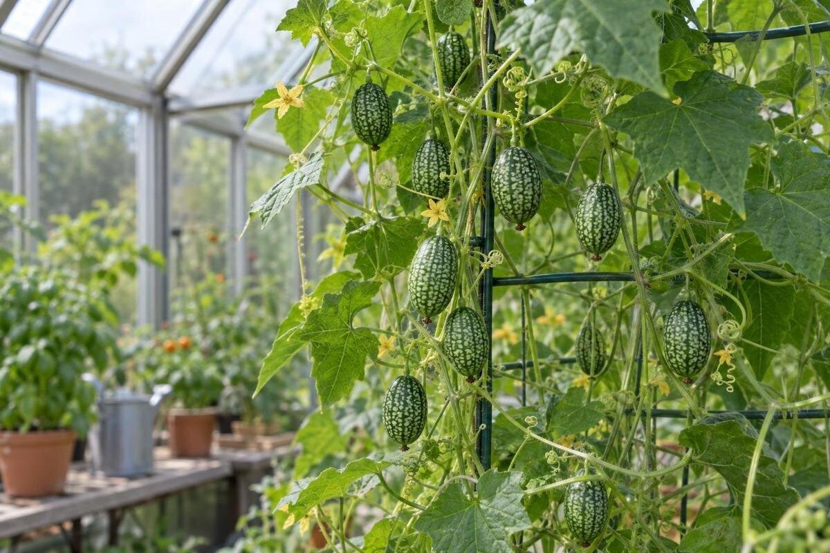Cum cultivi castravetele mexican în seră
