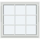 1 båge med 2 horisontala spröjsar och 2 vertikala spröjsar