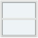 Med 1 horisontal glasavdelande spröjs