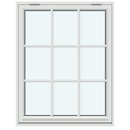 1 båge med 2 horisontala spröjsar och 2 vertikala spröjsar