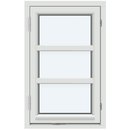 1 båge med 2 horisontala glasavdelande spröjsar