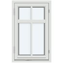 1 båge med 1 horisontal glasavdelande spröjs och 1 vertikal spröjs2