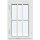 1 båge med 1 horisontal spröjs och 2 vertikala spröjsar