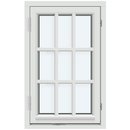 1 båge med 2 horisontala spröjsar och 2 vertikala spröjsar2