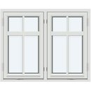 2 bågar med 1 horisontal glasavdelande spröjs och 1 vertikal spröjs2