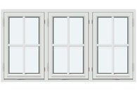 3 bågar med 1 horisontal spröjs och 1 vertikal spröjs