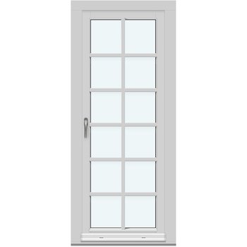 Inåtgående altandörrar (En ram)