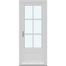 1 båge med 2 horisontala spröjsar och 1 vertikal spröjs, panel