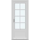 1 båge med 3 horisontala spröjsar och 1 vertikal spröjs, panel