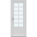 1 båge med 5 horisontala spröjsar och 1 vertikal spröjs, panel