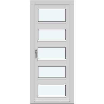 Inåtgående altandörrar (En ram)