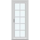 1 båge med 4 horisontala spröjsar och 1 vertikal spröjs