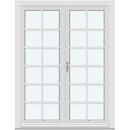 2 bågar med 5 horisontala spröjsar och 1 vertikal spröjs