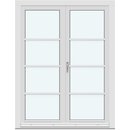 2 bågar med 3 horisontala spröjsar