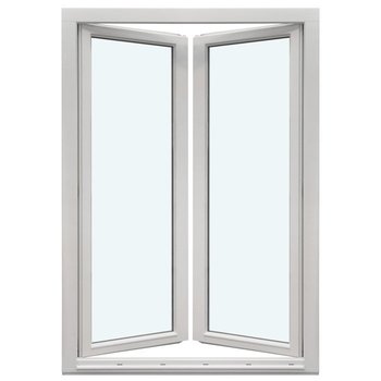 Inåtgående altandörrar (Två ramar)