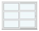 2 ramar med 2 glasavdelande spröjsar