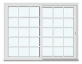 2 ramar med 4 horisontala, 2 vertikala spröjsar