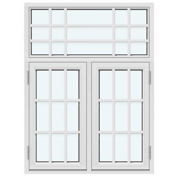 Sidohängt "Kombi" fönster (Utåtgående)