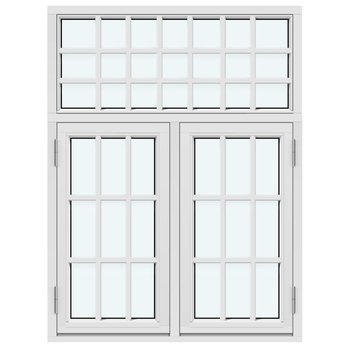 Sidohängt "Kombi" fönster (Utåtgående)