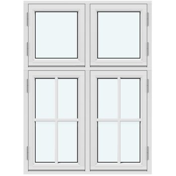 Sidohängt "Kombi" fönster (Utåtgående)