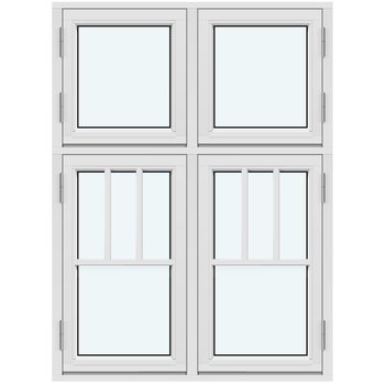 Sidohängt "Kombi" fönster (Utåtgående)