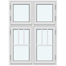 4 bågar med 1 horisontal spröjs och 2 vertikala spröjsar3