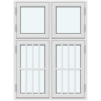 Sidohängt "Kombi" fönster (Utåtgående)