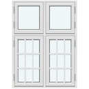 4 bågar med 2 horisontala och 2 vertikala spröjsar2