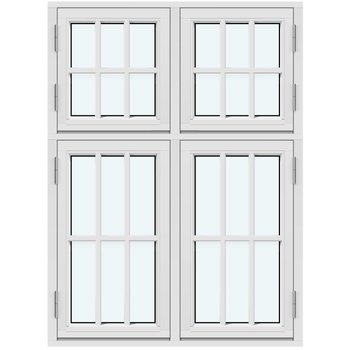 Sidohängt "Kombi" fönster (Utåtgående)