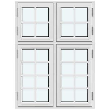 Sidohängt "Kombi" fönster (Utåtgående)