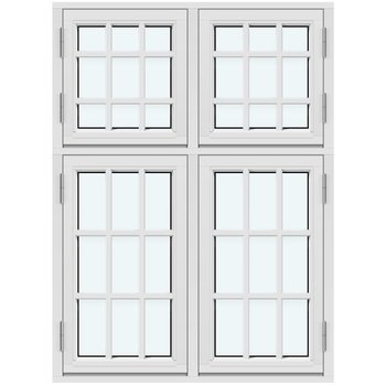 Sidohängt "Kombi" fönster (Utåtgående)