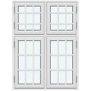 4 bågar med 2 horisontala och 2 vertikala spröjsar4